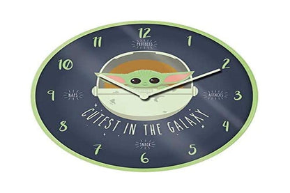Star Wars: THE MANDALORIAN (CUTEST IN THE GALAXY) CLOCK