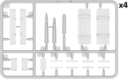 Miniart- Militär Kit de Modelo de plástico sin Montar, Multicolor, Mittel (MA37067