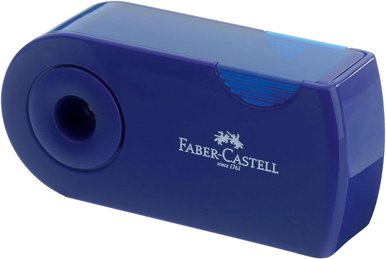 Faber Castell F182701 "Sleeve" Double Hole Sharpener Box - Red/Blue