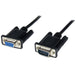 StarTech.com 2 m Black DB9 RS232 Serial Null Modem Cable F/M, DB9 Male to Female, 9 Pin Null Modem Cable, 1x DB9 (M), 1x DB9 (F) - Black