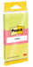 Post-it Notes, Assorted Neon Colours Yellow, Pink, Green, 3 Pads 38 mm x 51 mm, 100 Sheets per Pad - Self-Sticking Notes for Walls, Monitors and Fridge