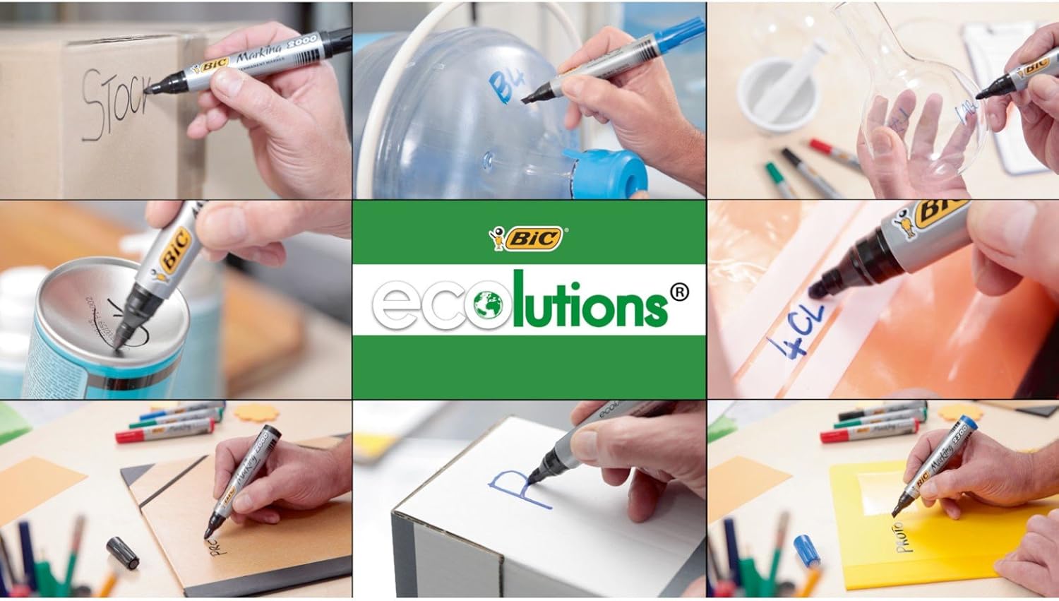 BIC Marking 2300 ECOlutions Permanent Markers - Blue