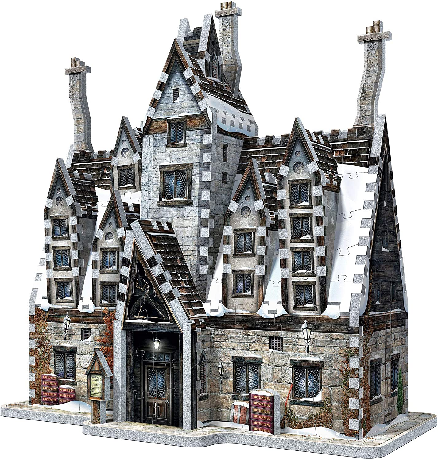Wrebbit 3D - Puzzle 3D Harry Potter - Pré-au-Lard Les Trois Balais 395 Pièces - 0665541010125