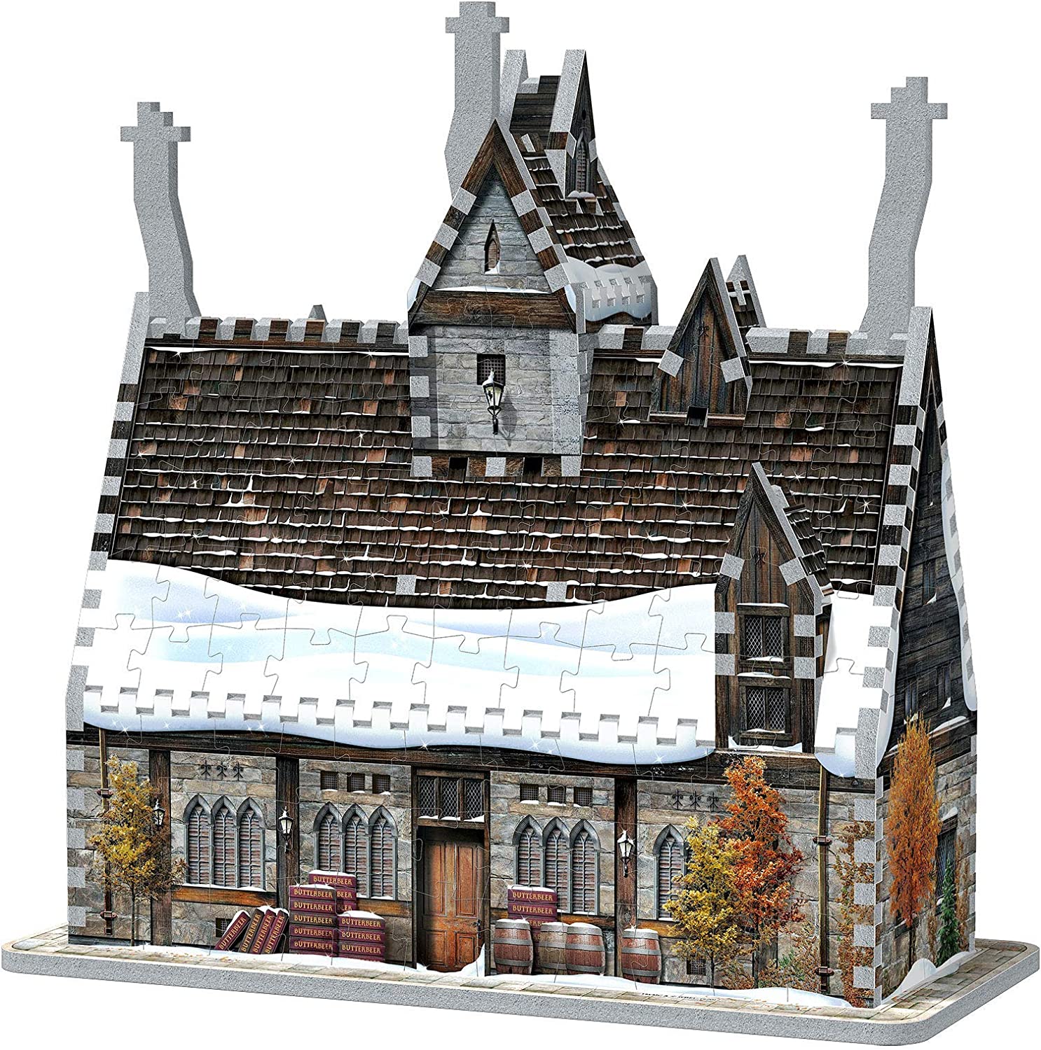 Wrebbit 3D - Puzzle 3D Harry Potter - Pré-au-Lard Les Trois Balais 395 Pièces - 0665541010125