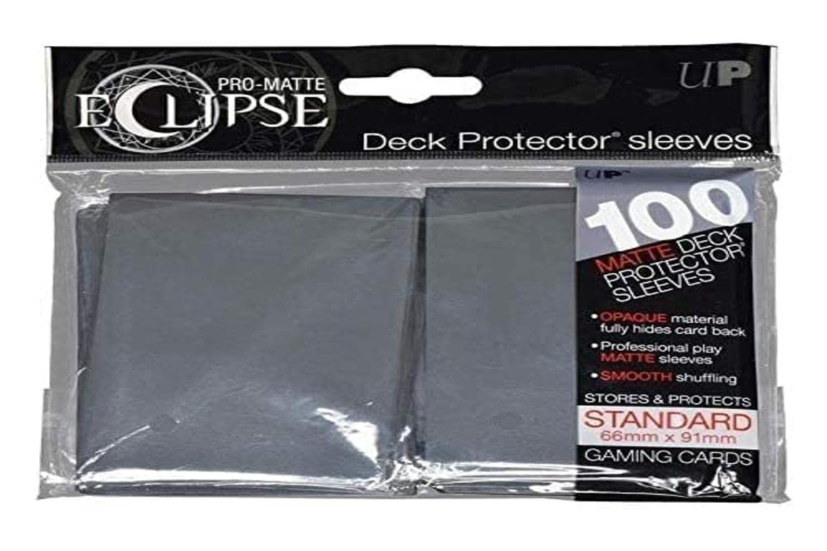 Ultra Pro E-15611 Eclipse Gloss Standard Sleeves (100 Pack) -Smoke Grey