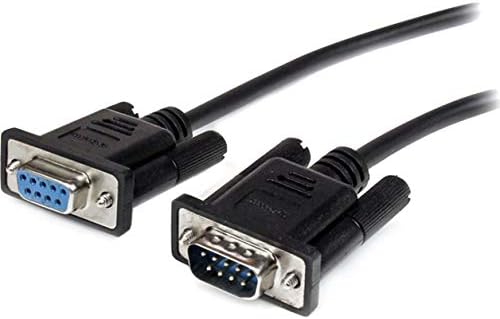 StarTech.com 3m Black Straight Through DB9 RS232 Serial Cable - DB9 RS232 Serial Extension Cable - Male to Female Cable (MXT1003MBK