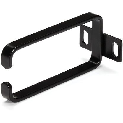 StarTech.com Anilla Pasacables en D Vertical de 1U para Gestión de Cableado en Armarios Racks de Servidores, Anillo Guiacables 4,5x10cm