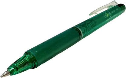 Pilot Frixion Clicker Retractable Erasable Rollerball 0.7 mm Tip - Green, Single Pen