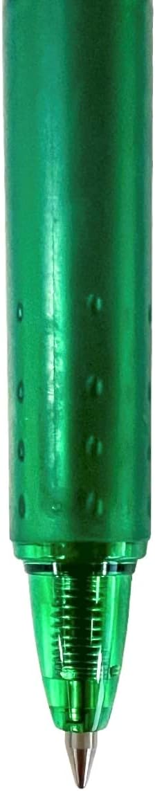 Pilot Frixion Clicker Retractable Erasable Rollerball 0.7 mm Tip - Green, Single Pen