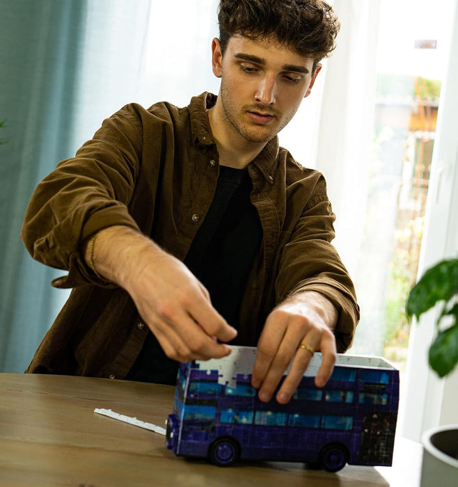 Ravensburger Harry Potter Knight Bus 3D Jigsaw Puzzle for Kids Age 8 Years Up - 216 Pieces - No Glue Required