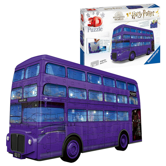 Ravensburger Harry Potter Knight Bus 3D Jigsaw Puzzle for Kids Age 8 Years Up - 216 Pieces - No Glue Required