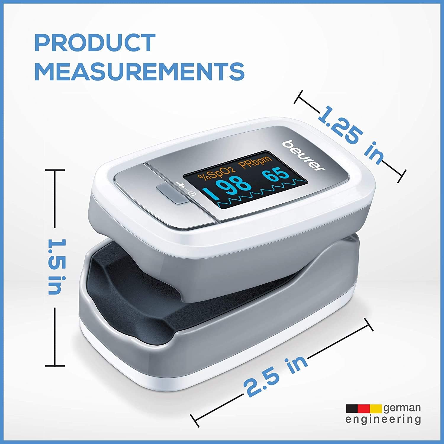 Beurer - Po 30 Pulsoximeter - 5 Years Warranty