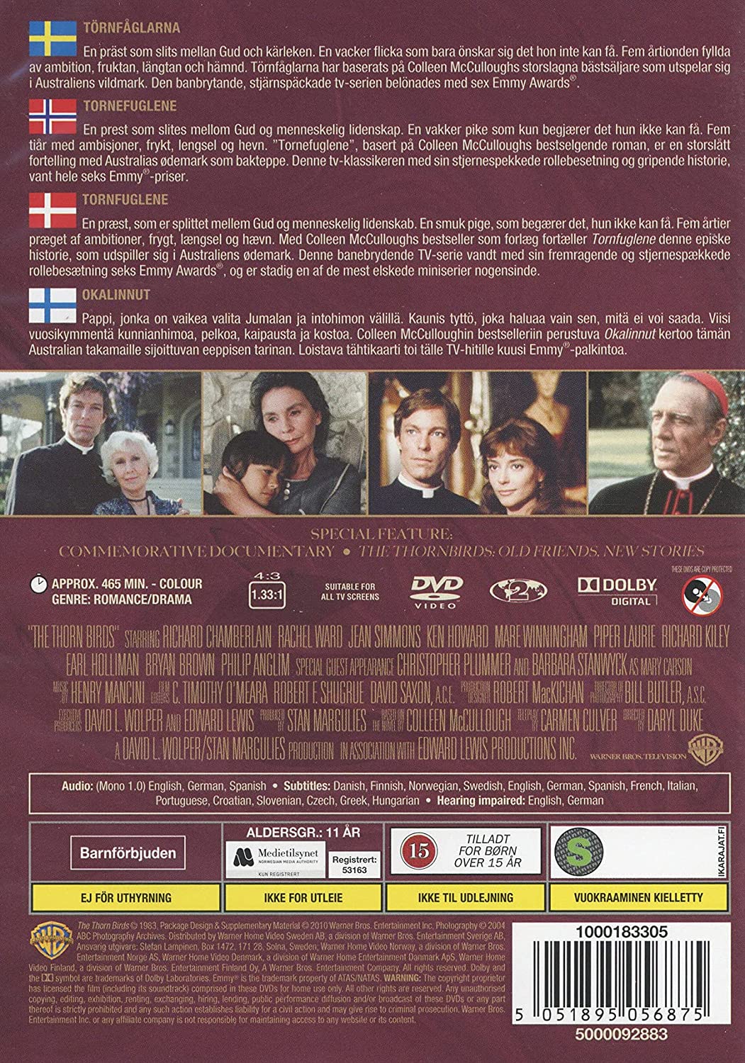 Warner Bros The Thorn Birds - DVD