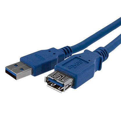 StarTech.com 1m Blue SuperSpeed USB 3.0 Extension Cable A to A - Male to Female USB 3 Extension Cable Cord 1 m (USB3SEXT1M