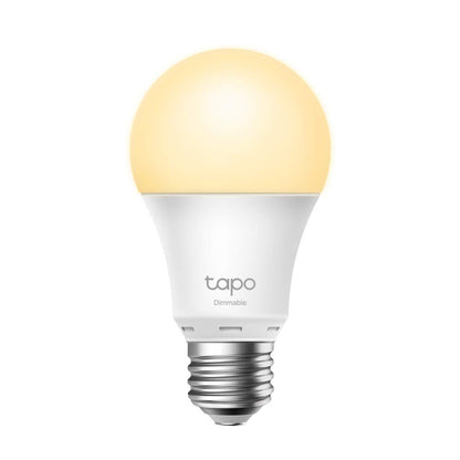 Tapo Smart Bulb, Smart WiFi LED Light, E27, 9W, Works with Amazon Alexa(Echo and Echo Dot), Google Home, Dimmable Soft Warm White, No Hub Required (Tapo L510E)  1 Count (Pack of 1) Dimmable Soft Warm