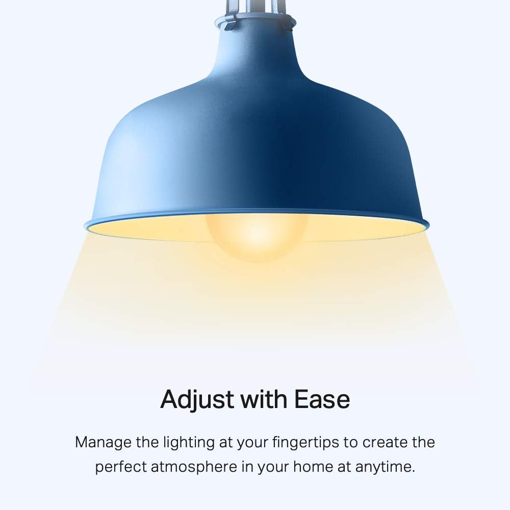 Tapo Smart Bulb, Smart WiFi LED Light, E27, 9W, Works with Amazon Alexa(Echo and Echo Dot), Google Home, Dimmable Soft Warm White, No Hub Required (Tapo L510E)  1 Count (Pack of 1) Dimmable Soft Warm