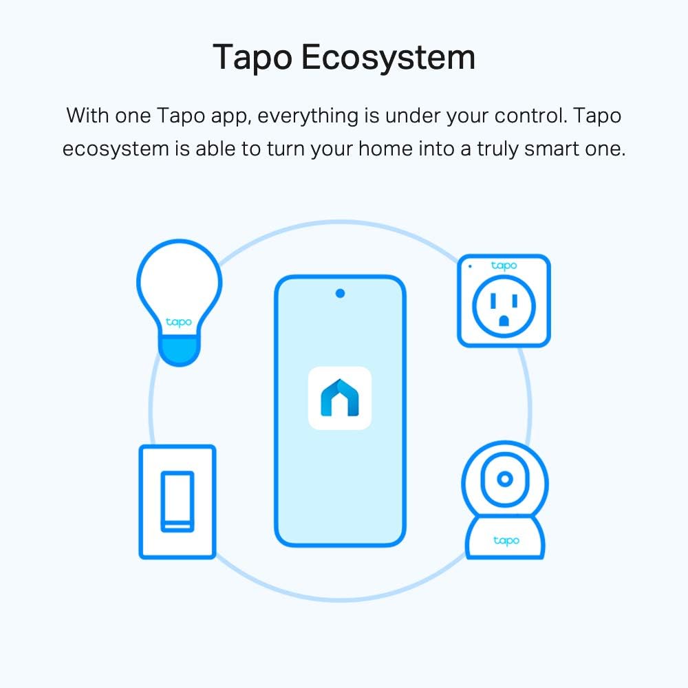 Tapo Smart Bulb, Smart WiFi LED Light, E27, 9W, Works with Amazon Alexa(Echo and Echo Dot), Google Home, Dimmable Soft Warm White, No Hub Required (Tapo L510E)  1 Count (Pack of 1) Dimmable Soft Warm