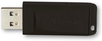 Verbatim 98697 32 GB Slider USB Drive - Black,201946 32 GB 1 piece. Black