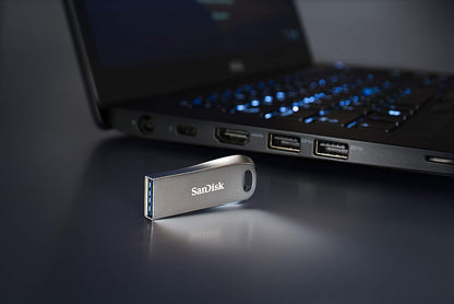 SanDisk 64GB Ultra Luxe USB Flash Drive, USB 3.2, up to 150 MB/s read speeds