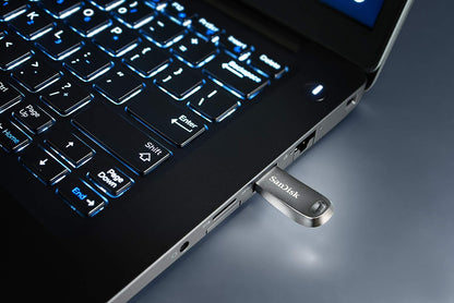 SanDisk 64GB Ultra Luxe USB Flash Drive, USB 3.2, up to 150 MB/s read speeds