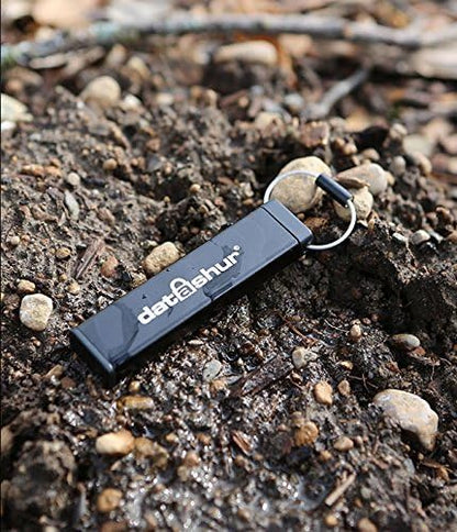 iStorage datAshur 8 GB Secure Flash Drive Password protected Dust & Water Resistant Portable Hardware Encryption