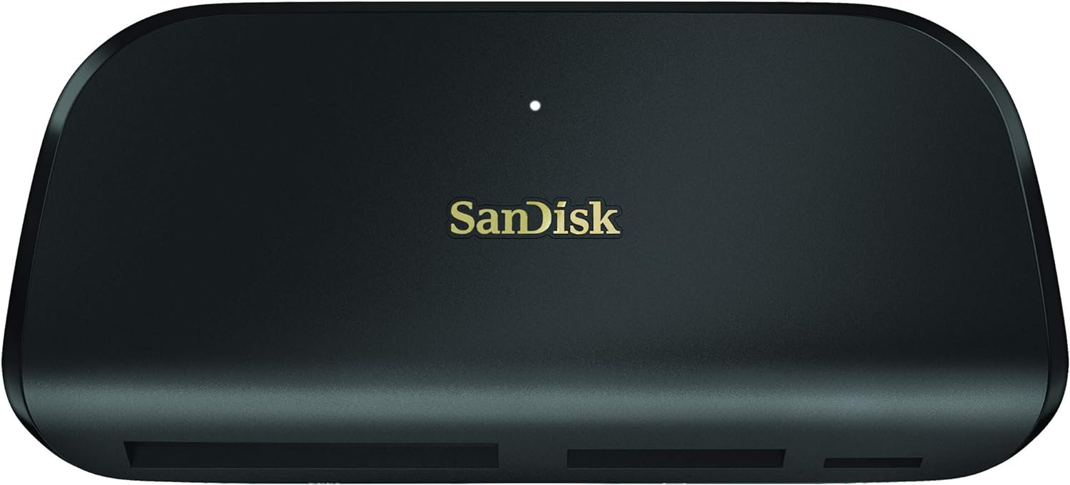 SanDisk ImageMate PRO USB-C Multi Card Reader/Writer, USB 3.0, up to 160MB/s, UHS-II & cards extreme pro 128gb sdhc memory card 200mb/s 90mb/s uhs-i class visita la store de sandisk + 128gb memory car