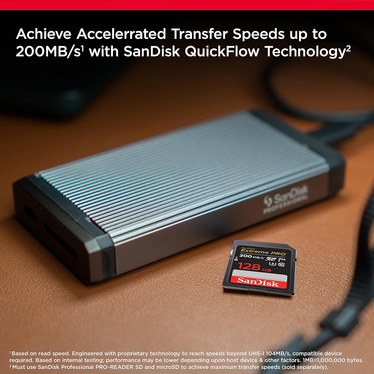 SanDisk ImageMate PRO USB-C Multi Card Reader/Writer, USB 3.0, up to 160MB/s, UHS-II & cards extreme pro 128gb sdhc memory card 200mb/s 90mb/s uhs-i class visita la store de sandisk + 128gb memory car