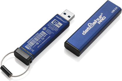 iStorage datAshur PRO 4 GB Encrypted USB Memory Stick FIPS 140-2 Level 3 Certified Password protected Dust/Water Resistant