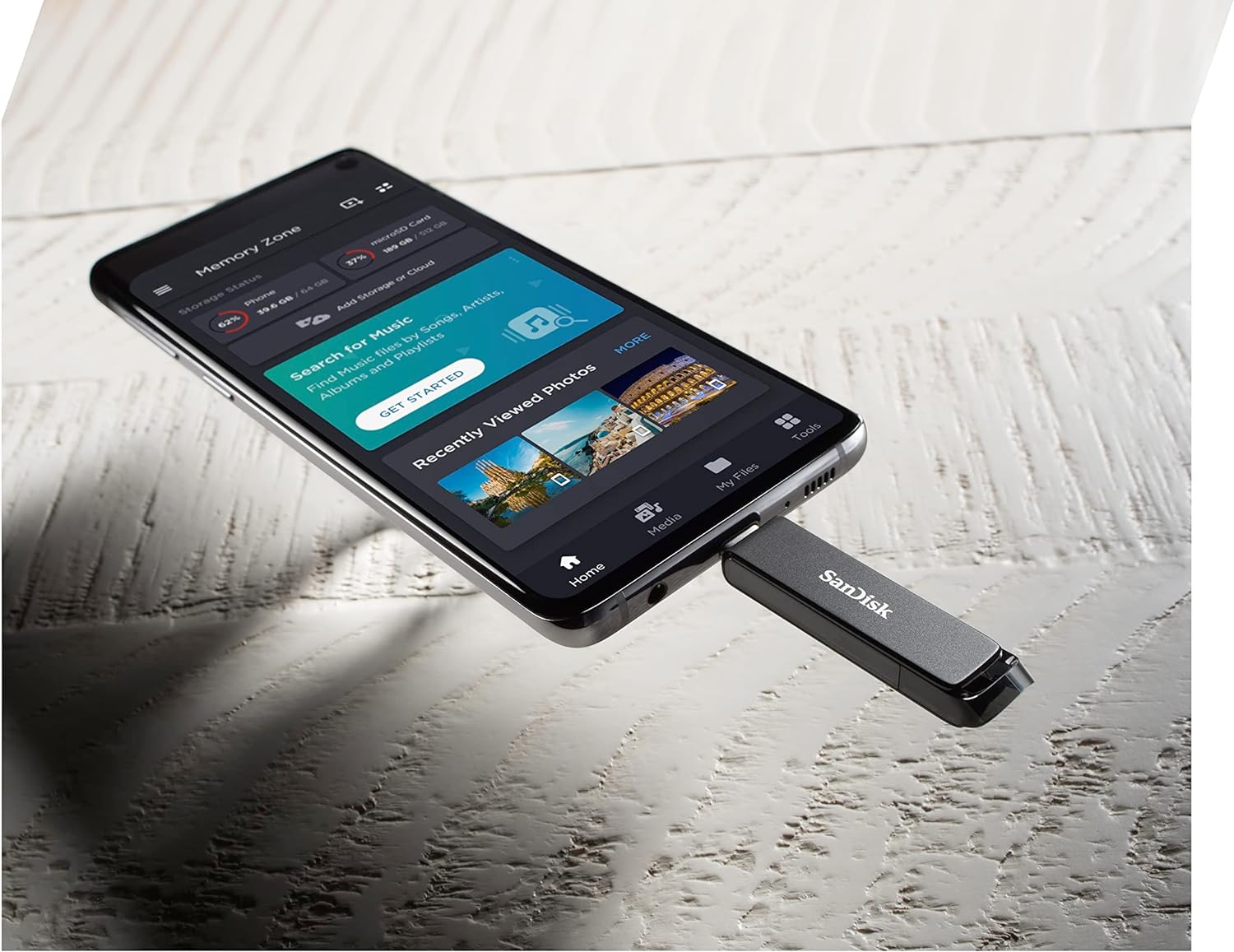 SanDisk Ultra USB Type-C 32 GB USB Flash Drive USB 3.1 Up to 150MB/s, Black Black 32 GB