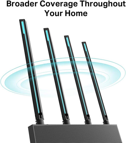 TP-Link Archer C80 AC1900 MU-MIMO Dual Band Wireless Gaming Router, Wi-Fi Speed Up to 1300 Mbps/5 GHz + 600 Mbps/2.4 GHz, Supports Parental Control, Guest Wi-Fi