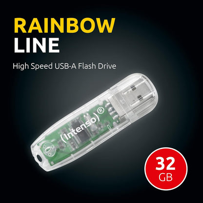 Intenso 3502480 32GB Rainbow USB 2.0 Flash Drive