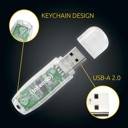 Intenso 3502480 32GB Rainbow USB 2.0 Flash Drive