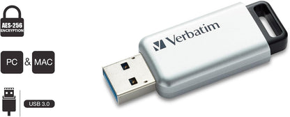 Verbatim 98666 64 GB Secure Pro USB 3.0 Flash Drive