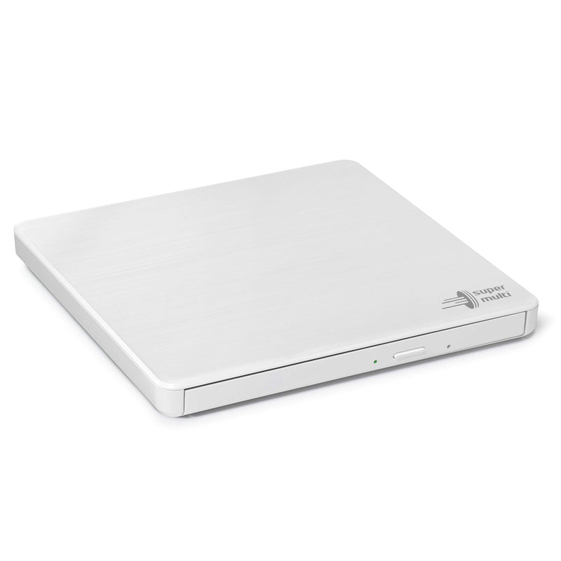 Hitachi-LG GP60 External DVD Drive, Slim Portable DVD Burner/Writer/Player for Laptop, Windows and Mac OS Compatible, USB 2.0, 8x Read/Write Speed