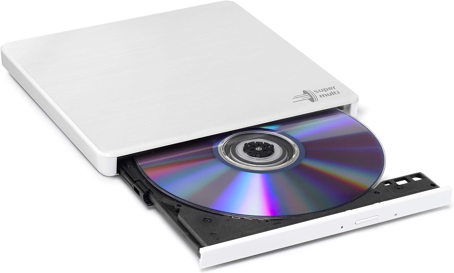Hitachi-LG GP60 External DVD Drive, Slim Portable DVD Burner/Writer/Player for Laptop, Windows and Mac OS Compatible, USB 2.0, 8x Read/Write Speed