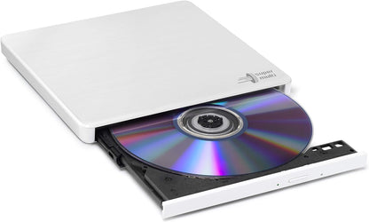 Hitachi-LG GP60 External DVD Drive, Slim Portable DVD Burner/Writer/Player for Laptop, Windows and Mac OS Compatible, USB 2.0, 8x Read/Write Speed