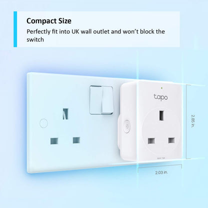 TP-Link Tapo Mini Smart WiFi SocketTwin Pack