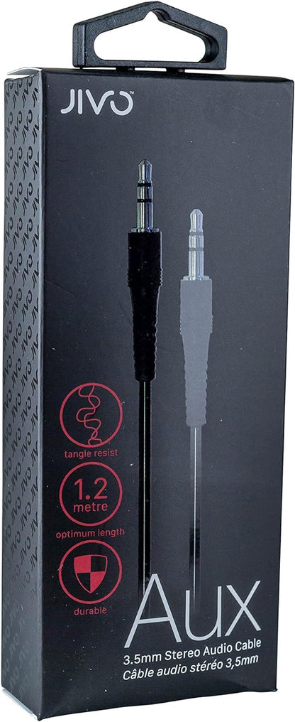 Jivo Aux Cable 3.5Mm To 3.5Mm Black