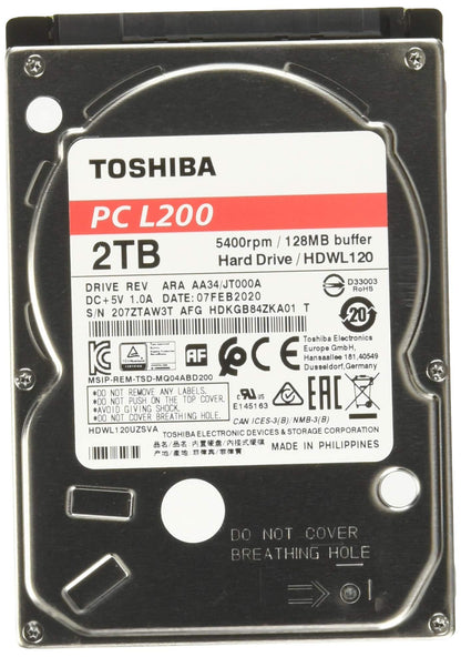 Toshiba L200 2.5" 2TB SATA 3