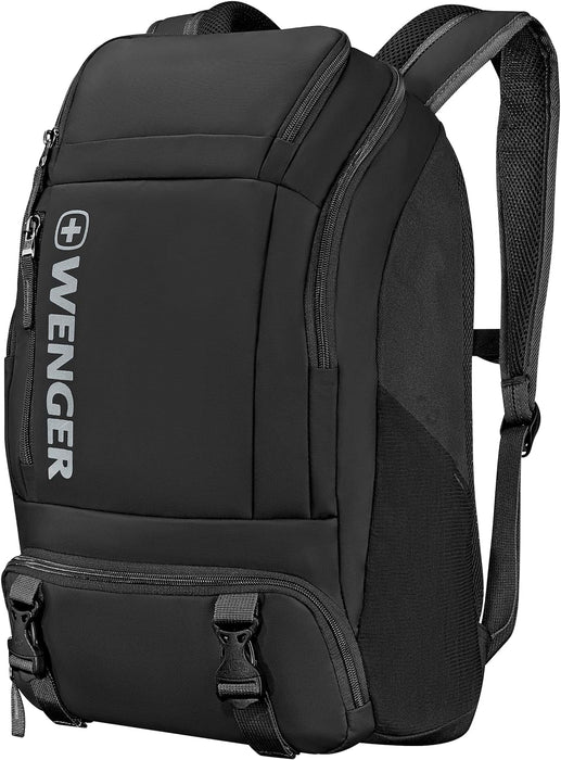Wenger XC Wynd Travel Laptop Backpack – 16” Backpack with Laptop Compartment and Headphone Pocket, 28L Business Backpack, Wet Pockets, 50cm