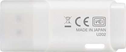 KIOXIA 128GB TransMemory U202 USB 2.0 Flash Drive, White