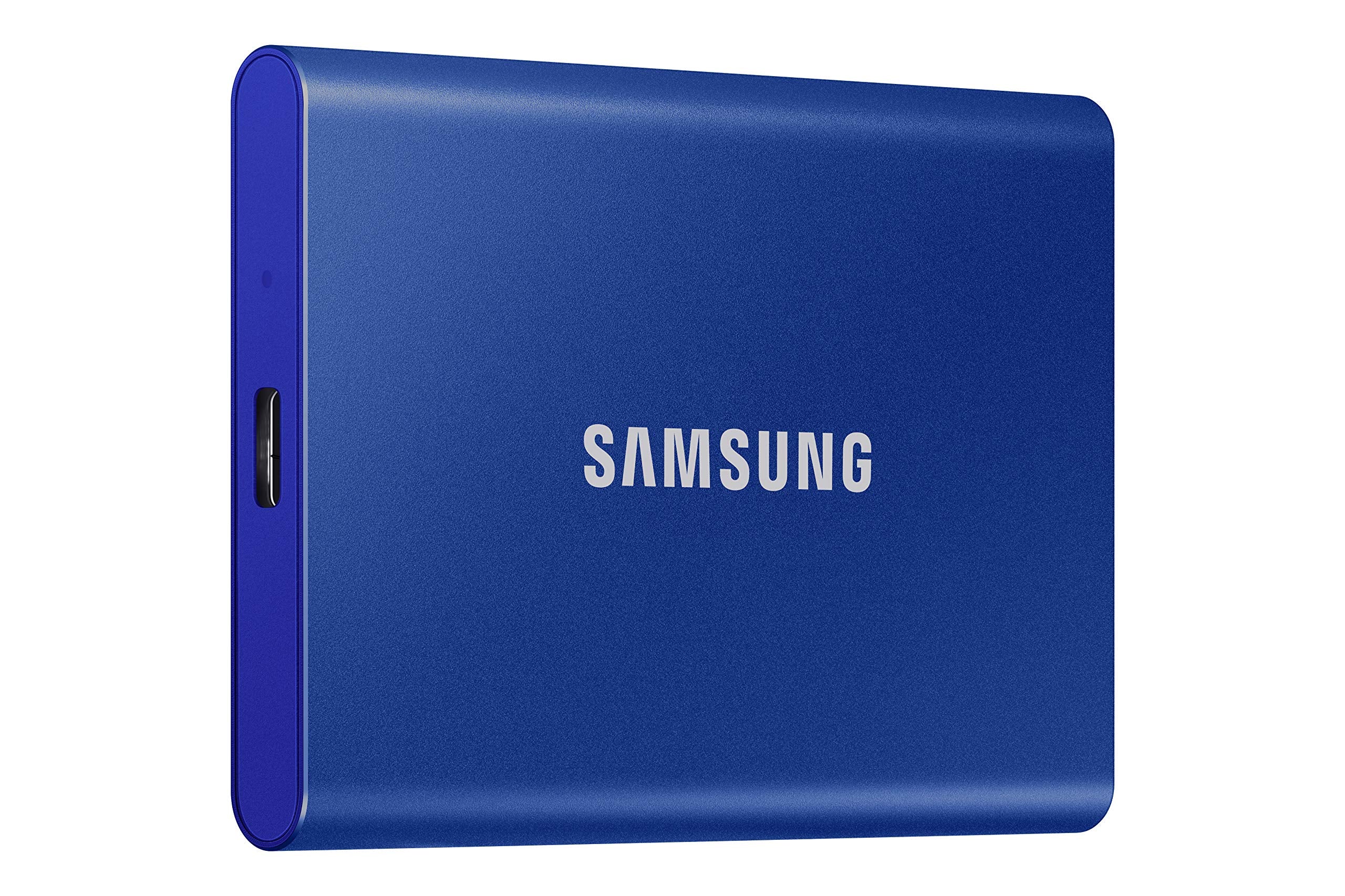 Samsung T7 Portable SSD - 1 TB - USB 3.2 Gen.2 External SSD Indigo Blue (MU-PC1T0H/WW