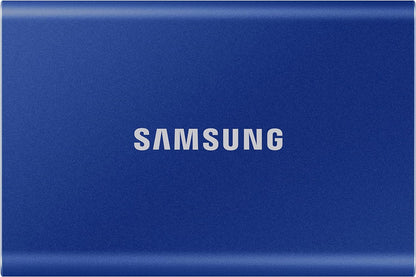 Samsung T7 Portable SSD - 1 TB - USB 3.2 Gen.2 External SSD Indigo Blue (MU-PC1T0H/WW