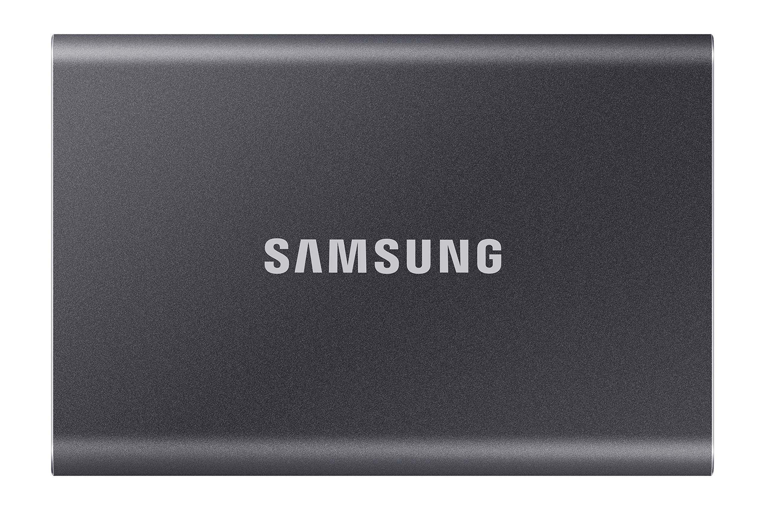 Samsung T7 Portable SSD - 1 TB - USB 3.2 Gen.2 External SSD Titanium Grey (MU-PC1T0T/WW