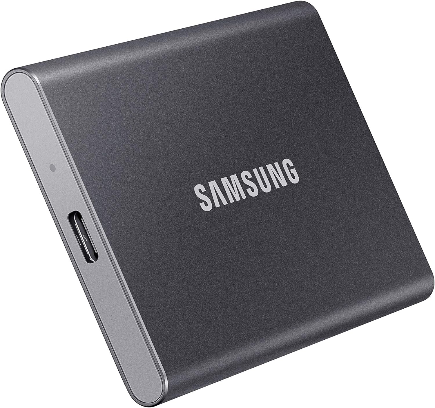 Samsung T7 Portable SSD - 1 TB - USB 3.2 Gen.2 External SSD Titanium Grey (MU-PC1T0T/WW