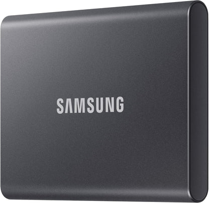 Samsung T7 Portable SSD - 1 TB - USB 3.2 Gen.2 External SSD Titanium Grey (MU-PC1T0T/WW