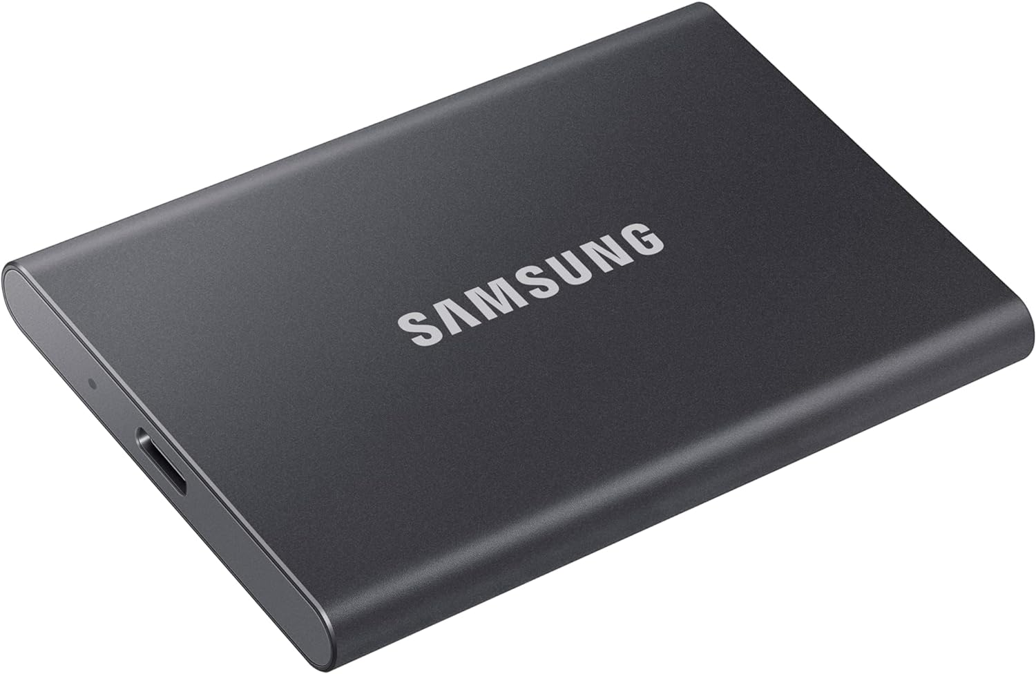 Samsung T7 Portable SSD - 1 TB - USB 3.2 Gen.2 External SSD Titanium Grey (MU-PC1T0T/WW