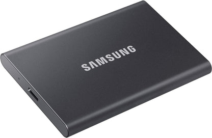 Samsung T7 Portable SSD - 1 TB - USB 3.2 Gen.2 External SSD Titanium Grey (MU-PC1T0T/WW