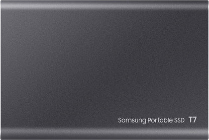 Samsung T7 Portable SSD - 1 TB - USB 3.2 Gen.2 External SSD Titanium Grey (MU-PC1T0T/WW