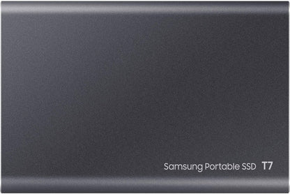 Samsung T7 Portable SSD - 1 TB - USB 3.2 Gen.2 External SSD Titanium Grey (MU-PC1T0T/WW